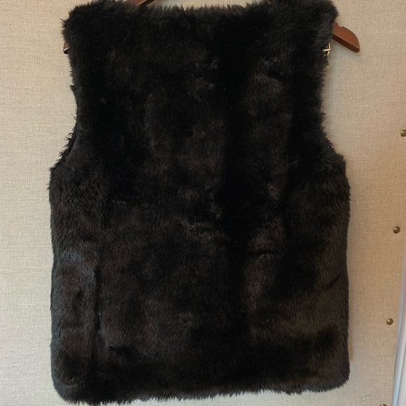 ALDO Faux Fur black Vest - Picture 4 of 7